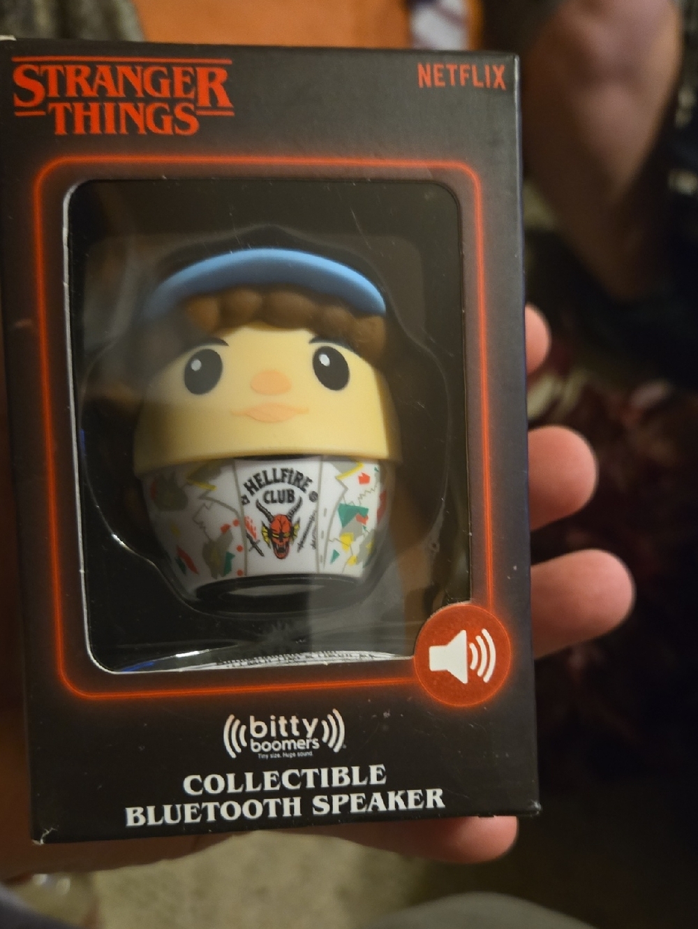 Netflix Stranger Things Bitty Boomers Speaker - Yellow/Blue/Brown